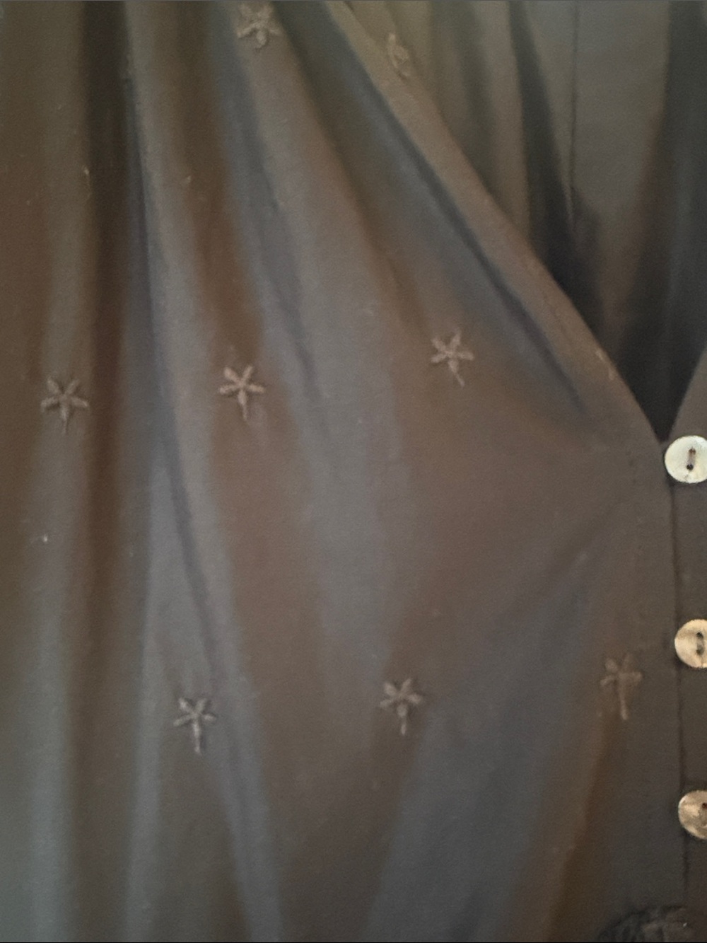 Old Navy Black Cotton Eyelet-Hem Lined Minidress XXL - Picture 6 of 11